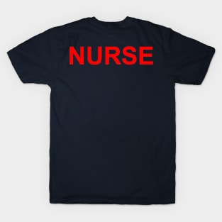 Nurse | T-shirt for Nursing Staff | Print on back T-Shirt